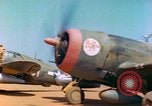 Image of P-47 aircraft Corsica France, 1944, second 9 stock footage video 65675078083