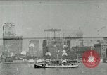 Image of Manhattan skyline from New York Harbor New York City USA, 1919, second 1 stock footage video 65675078129