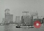 Image of Manhattan skyline from New York Harbor New York City USA, 1919, second 3 stock footage video 65675078129