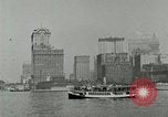 Image of Manhattan skyline from New York Harbor New York City USA, 1919, second 5 stock footage video 65675078129