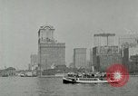 Image of Manhattan skyline from New York Harbor New York City USA, 1919, second 7 stock footage video 65675078129