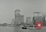 Image of Manhattan skyline from New York Harbor New York City USA, 1919, second 8 stock footage video 65675078129