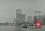 Image of Manhattan skyline from New York Harbor New York City USA, 1919, second 9 stock footage video 65675078129