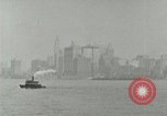 Image of Manhattan skyline from New York Harbor New York City USA, 1919, second 14 stock footage video 65675078129