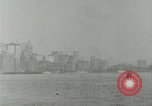 Image of Manhattan skyline from New York Harbor New York City USA, 1919, second 21 stock footage video 65675078129