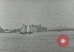 Image of Manhattan skyline from New York Harbor New York City USA, 1919, second 36 stock footage video 65675078129