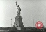 Image of Manhattan skyline from New York Harbor New York City USA, 1919, second 42 stock footage video 65675078129