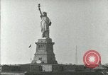 Image of Manhattan skyline from New York Harbor New York City USA, 1919, second 46 stock footage video 65675078129