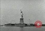 Image of Manhattan skyline from New York Harbor New York City USA, 1919, second 49 stock footage video 65675078129
