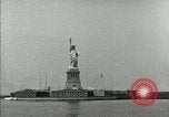 Image of Manhattan skyline from New York Harbor New York City USA, 1919, second 53 stock footage video 65675078129