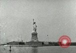 Image of Manhattan skyline from New York Harbor New York City USA, 1919, second 58 stock footage video 65675078129