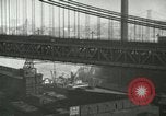 Image of Police directing traffic on the Manhattan Bridge New York United States USA, 1919, second 25 stock footage video 65675078131