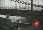 Image of Police directing traffic on the Manhattan Bridge New York United States USA, 1919, second 26 stock footage video 65675078131