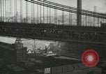 Image of Police directing traffic on the Manhattan Bridge New York United States USA, 1919, second 27 stock footage video 65675078131