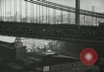 Image of Police directing traffic on the Manhattan Bridge New York United States USA, 1919, second 29 stock footage video 65675078131