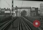 Image of Police directing traffic on the Manhattan Bridge New York United States USA, 1919, second 34 stock footage video 65675078131