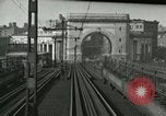 Image of Police directing traffic on the Manhattan Bridge New York United States USA, 1919, second 38 stock footage video 65675078131