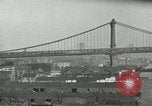 Image of Police directing traffic on the Manhattan Bridge New York United States USA, 1919, second 45 stock footage video 65675078131