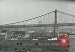 Image of Police directing traffic on the Manhattan Bridge New York United States USA, 1919, second 49 stock footage video 65675078131