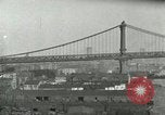 Image of Police directing traffic on the Manhattan Bridge New York United States USA, 1919, second 50 stock footage video 65675078131
