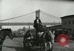 Image of Police directing traffic on the Manhattan Bridge New York United States USA, 1919, second 55 stock footage video 65675078131