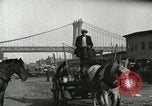 Image of Police directing traffic on the Manhattan Bridge New York United States USA, 1919, second 56 stock footage video 65675078131