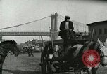 Image of Police directing traffic on the Manhattan Bridge New York United States USA, 1919, second 57 stock footage video 65675078131