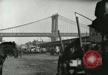 Image of Police directing traffic on the Manhattan Bridge New York United States USA, 1919, second 60 stock footage video 65675078131