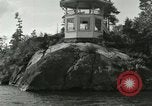 Image of Octagonal house on a rock United States USA, 1919, second 7 stock footage video 65675078136