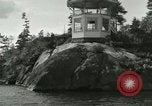 Image of Octagonal house on a rock United States USA, 1919, second 8 stock footage video 65675078136