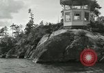 Image of Octagonal house on a rock United States USA, 1919, second 10 stock footage video 65675078136
