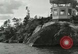 Image of Octagonal house on a rock United States USA, 1919, second 11 stock footage video 65675078136