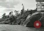 Image of Octagonal house on a rock United States USA, 1919, second 14 stock footage video 65675078136
