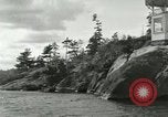 Image of Octagonal house on a rock United States USA, 1919, second 15 stock footage video 65675078136
