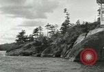 Image of Octagonal house on a rock United States USA, 1919, second 16 stock footage video 65675078136