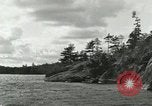 Image of Octagonal house on a rock United States USA, 1919, second 20 stock footage video 65675078136