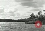 Image of Octagonal house on a rock United States USA, 1919, second 24 stock footage video 65675078136