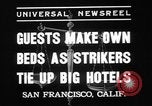 Standbild Angestellten Streik San Francisco California USA, 1937, aus Sekunde 8 historischem Filmmaterial Videoclip 65675078159