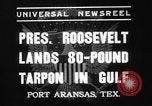 Standbild Präsident Roosevelt Port Arkansas Texas USA, 1937, aus Sekunde 6 historischem Filmmaterial Videoclip 65675078160