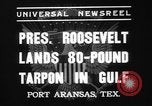 Standbild Präsident Roosevelt Port Arkansas Texas USA, 1937, aus Sekunde 8 historischem Filmmaterial Videoclip 65675078160
