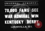 Standbild Krieg Admiral Louisville Kentucky USA, 1937, aus Sekunde 1 historischem Filmmaterial Videoclip 65675078162