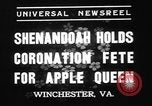 Image of apple festival Winchester Virginia USA, 1937, second 8 stock footage video 65675078163