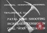 Standbild Bergwerk Taylorville Illinois USA, 1932, aus Sekunde 3 historischem Filmmaterial Videoclip 65675078165