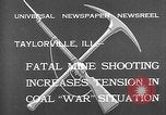 Standbild Bergwerk Taylorville Illinois USA, 1932, aus Sekunde 4 historischem Filmmaterial Videoclip 65675078165