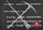 Standbild Bergwerk Taylorville Illinois USA, 1932, aus Sekunde 7 historischem Filmmaterial Videoclip 65675078165