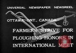 Image of international meet Ottawa Ontario Canada, 1932, second 5 stock footage video 65675078166