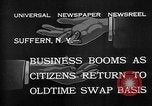 Image of barter system Suffern New York USA, 1932, second 8 stock footage video 65675078167