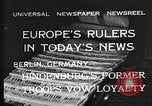 Image of President Hindenburg Berlin Germany, 1932, second 3 stock footage video 65675078168