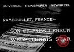 Image of wedding France, 1932, second 1 stock footage video 65675078170