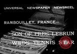 Image of wedding France, 1932, second 3 stock footage video 65675078170